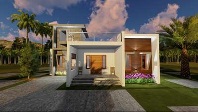 Exterior Designs by 3D & CAD Meharali U, Malappuram | Kolo