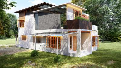 Exterior Designs by 3D & CAD Sahya Deepak, Thrissur | Kolo