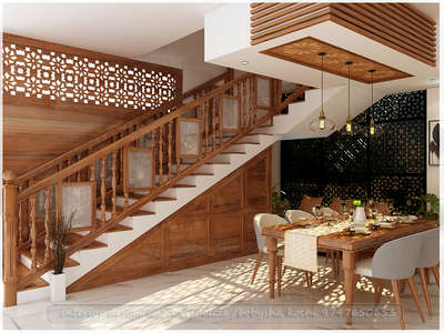 Furniture, Dining, Table, Staircase Designs by 3D & CAD Bobysha  Evanson, Ernakulam | Kolo