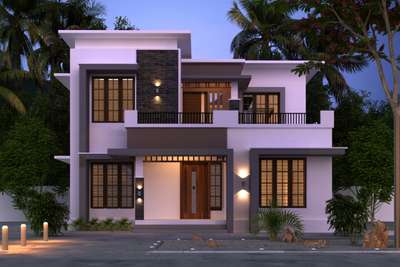 Exterior, Lighting Designs by Contractor Yunus Bin ali, Thrissur | Kolo