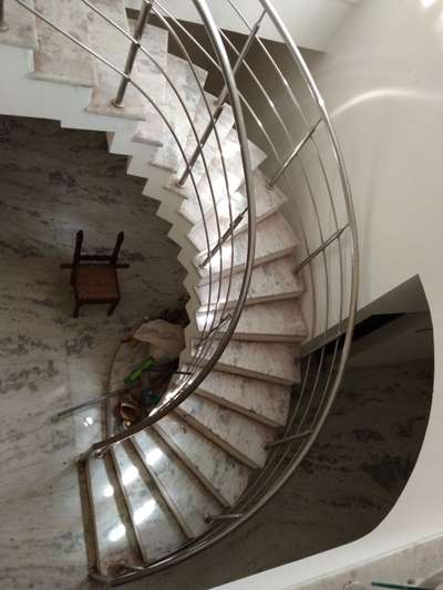 Staircase, Flooring Designs by Contractor Sidheeque Shameer, Malappuram | Kolo