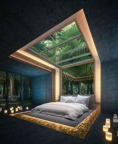 Bedroom, Furniture, Ceiling, Lighting, Wall Designs by Civil Engineer ramshad ramzaan, Thrissur | Kolo