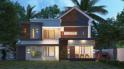Exterior Designs by Contractor sunil kumar, Kottayam | Kolo