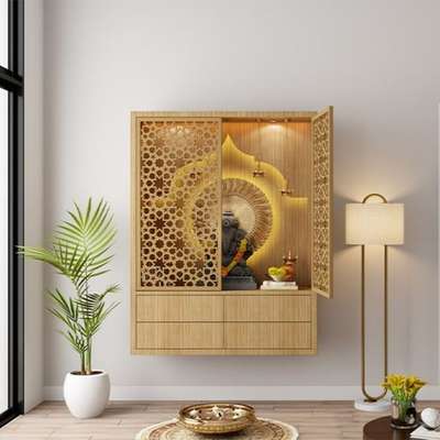 Lighting, Home Decor, Prayer Room, Storage Designs by Interior Designer Rahul Jangid, Jodhpur | Kolo