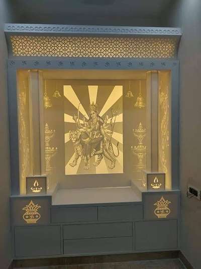 Lighting, Prayer Room, Storage Designs by 3D & CAD Salman saifi, Gautam Buddh Nagar | Kolo