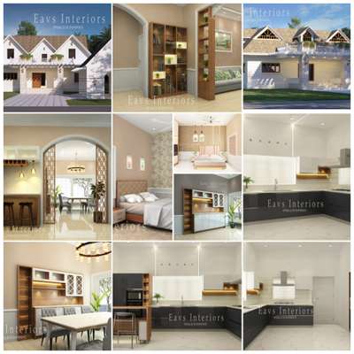 Kitchen, Living, Bedroom, Exterior, Dining, Furniture, Home Decor Designs by Interior Designer vijith Ettumel, Ernakulam | Kolo