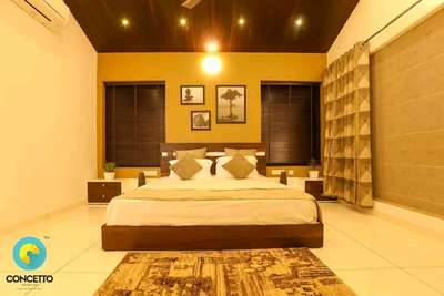 Ceiling, Furniture, Storage, Bedroom, Window Designs by Architect Concetto Design Co, Malappuram | Kolo