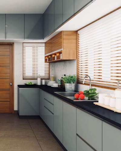 Kitchen, Storage Designs by Civil Engineer mohammed khairoof, Malappuram | Kolo