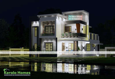 Exterior, Lighting Designs by 3D & CAD MUHAMED NIZAR, Ernakulam | Kolo