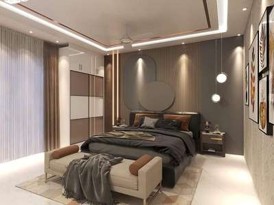 Furniture, Storage, Bedroom, Wall, Ceiling Designs by Architect shan mohammad, Delhi | Kolo