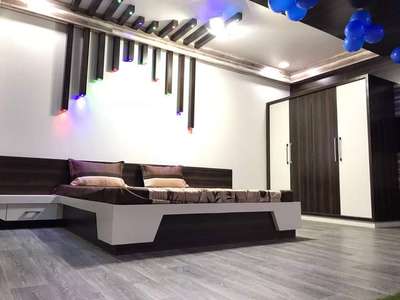 Ceiling, Furniture, Lighting, Storage, Bedroom Designs by Carpenter Hari Rma Jaat Hari Ram Jaat, Bhopal | Kolo