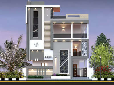 Exterior Designs by Civil Engineer sandeep Sanodiya, Bhopal | Kolo