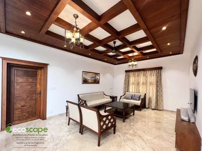 Ceiling, Furniture, Lighting, Living, Table Designs by Interior Designer judheesh pavaratty, Thrissur | Kolo