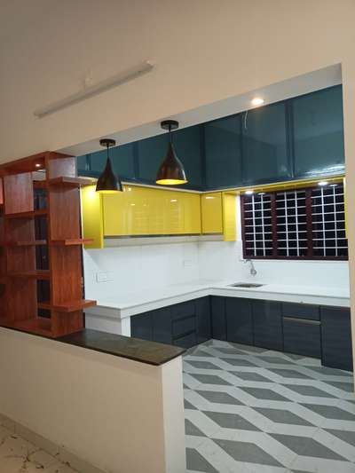 Kitchen, Lighting, Storage Designs by Building Supplies Ajayakumar Karakulam, Thiruvananthapuram | Kolo
