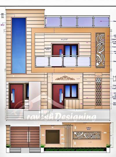 Exterior Designs by Civil Engineer Er Vijay Kumar, Jodhpur | Kolo
