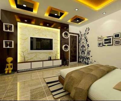 Ceiling, Furniture, Lighting, Living, Storage Designs by Carpenter Tarun Verma, Indore | Kolo