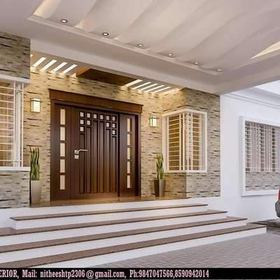 Wall, Door Designs by Interior Designer Nitheesh TP, Ernakulam | Kolo