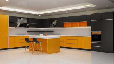 Kitchen, Lighting, Storage Designs by Contractor santhosh kumar, Thiruvananthapuram | Kolo