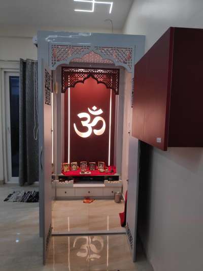 Prayer Room, Storage Designs by 3D & CAD Shilpkaara Designs , Gautam Buddh Nagar | Kolo