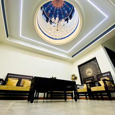 Ceiling, Furniture, Living, Lighting, Table Designs by Interior Designer LIVING ROOMZ, Ernakulam | Kolo