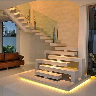 Living, Furniture, Lighting, Staircase Designs by Home Owner Hamsa TP, Malappuram | Kolo