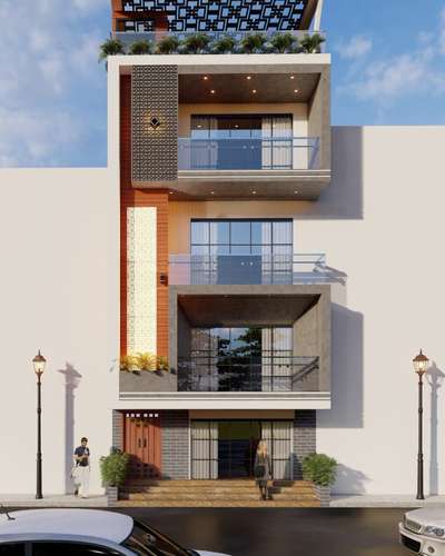 Exterior Designs by Architect Nalin Goel, Ghaziabad | Kolo