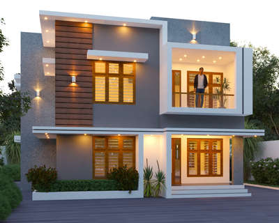 Exterior, Lighting Designs by Civil Engineer shefeena riyas, Ernakulam | Kolo