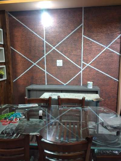 Dining, Furniture, Lighting, Table, Wall Designs by Contractor Vasim Ali, Indore | Kolo