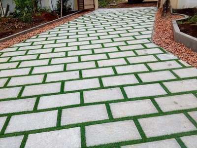 Flooring Designs by Gardening & Landscaping haneefa landscape, Malappuram | Kolo