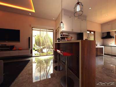Kitchen, Lighting, Storage Designs by Architect axyz architects, Kannur | Kolo