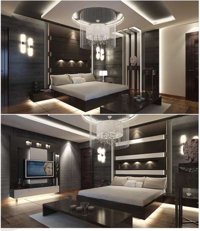 Furniture, Storage, Bedroom, Wall, Ceiling Designs by Interior Designer kunwar singh, Ghaziabad | Kolo