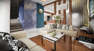 Living, Wall, Furniture, Home Decor Designs by Interior Designer Ramshad Rk, Kozhikode | Kolo