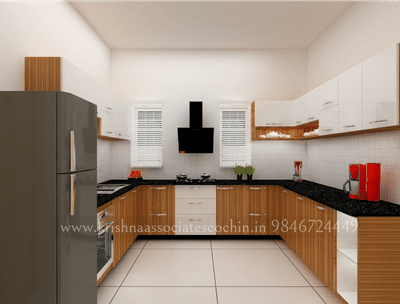 Kitchen, Storage Designs by Interior Designer unni Krishnan, Ernakulam | Kolo