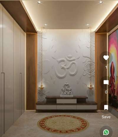 Prayer Room, Lighting, Storage Designs by Service Provider aadil Choudhary , Ghaziabad | Kolo