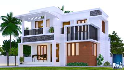 Exterior Designs by Civil Engineer E design  builders , Ernakulam | Kolo