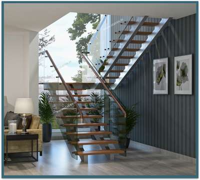 Staircase Designs by Contractor Stairex Stairs, Ernakulam | Kolo