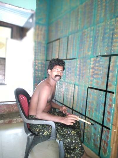 Wall Designs by Painting Works Santhosh Raju, Pathanamthitta | Kolo