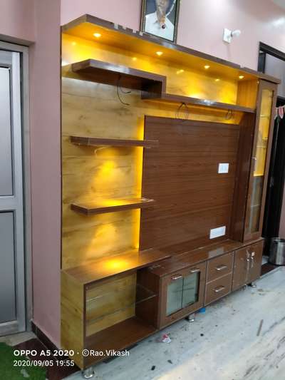 Storage, Lighting, Living Designs by Carpenter MALIK Sahab, Noida | Kolo