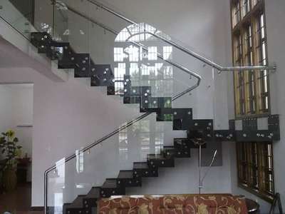 Staircase Designs by Interior Designer dubai tech steelsglass 9207942667, Palakkad | Kolo