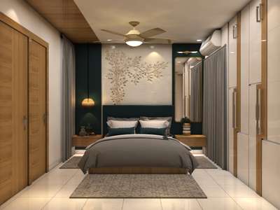 Bedroom, Furniture, Lighting, Storage Designs by Architect Jagan Chaudhary, Ghaziabad | Kolo