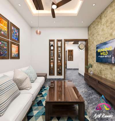 Living, Lighting, Furniture, Table, Storage, Ceiling Designs by 3D & CAD Ajith  Kumar , Malappuram | Kolo