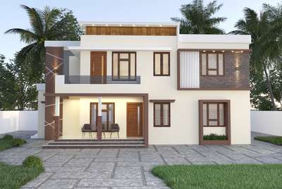 Exterior, Lighting Designs by Civil Engineer NEW  ARC, Alappuzha | Kolo