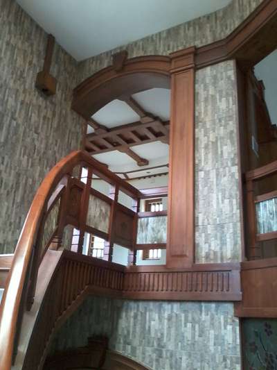 Staircase Designs by Carpenter കണ്ണൻ ബാലകൃഷ്ണൻ ആചാര്യ, Thrissur | Kolo