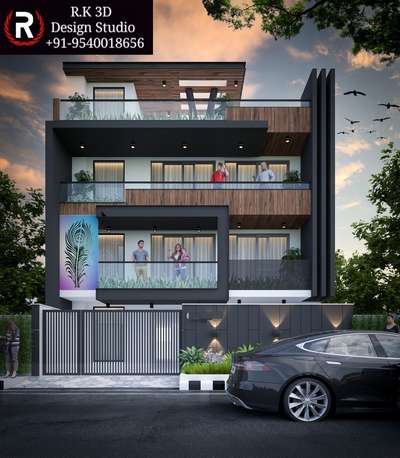 Exterior, Lighting Designs by 3D & CAD Rizwan Saifi, Faridabad | Kolo