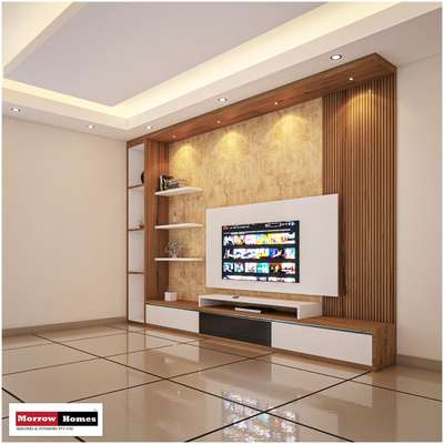 Lighting, Living, Flooring, Storage Designs by Architect morrow home designs , Thiruvananthapuram | Kolo