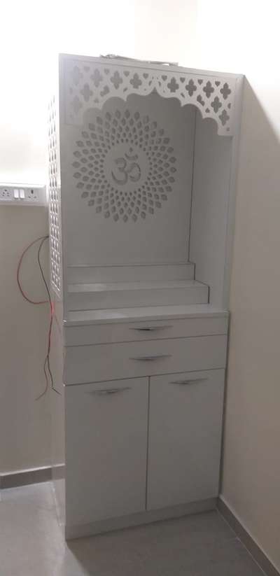 Prayer Room, Storage Designs by Carpenter Follow Kerala   Carpenters work , Ernakulam | Kolo