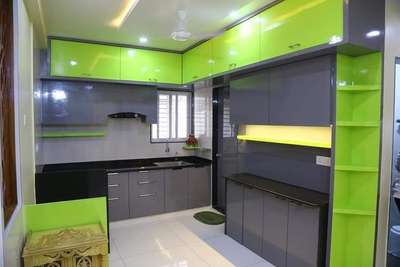 Storage, Kitchen, Lighting Designs by Carpenter AA ഹിന്ദി  Carpenters, Ernakulam | Kolo