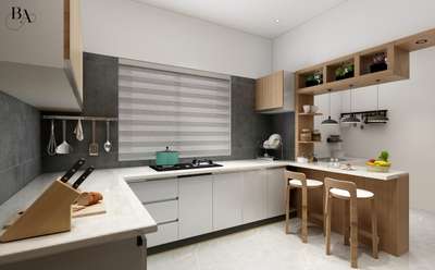 Kitchen, Storage Designs by Interior Designer ibrahim badusha, Thrissur | Kolo