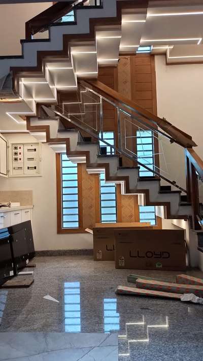 Staircase Designs by Carpenter CYRIL RAPHAEL, Thrissur | Kolo
