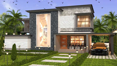 Exterior, Lighting Designs by Civil Engineer Archipilla build solution , Palakkad | Kolo